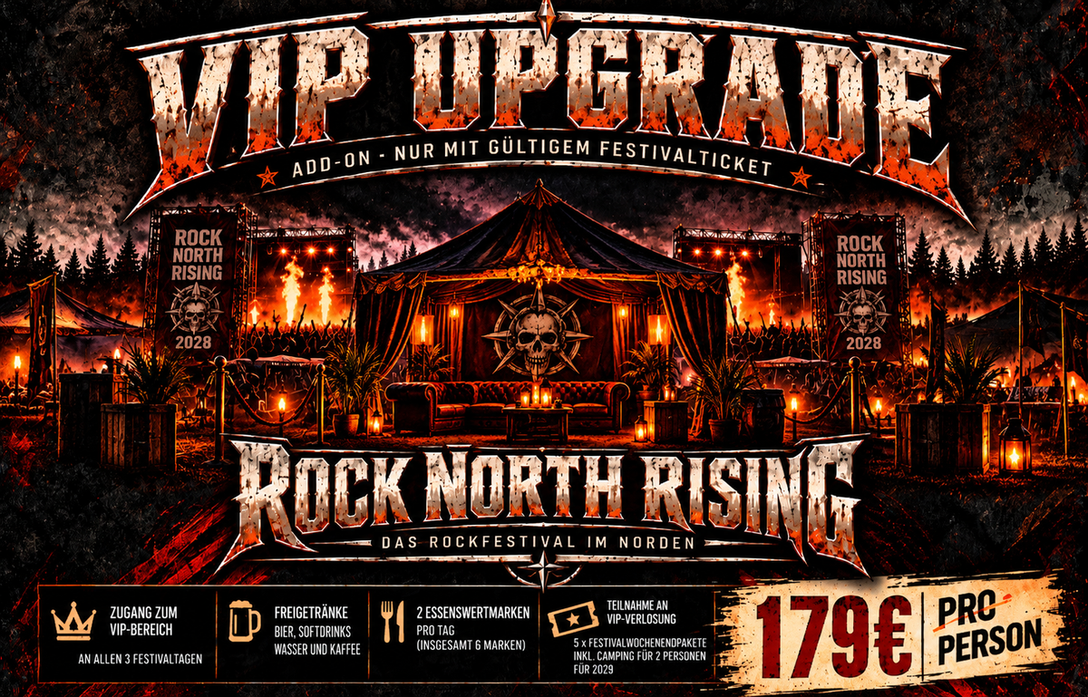 Rock North Rising 2028 – VIP 3-Tage-Upgrade