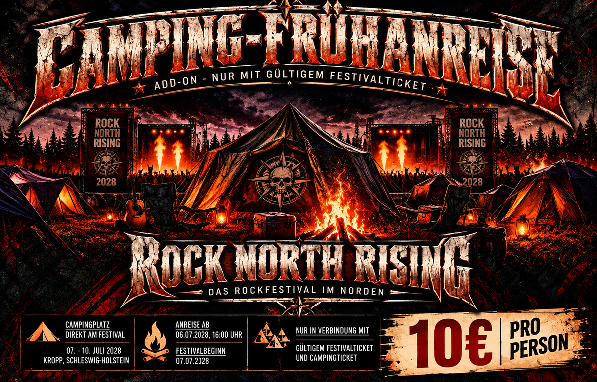 Rock North Rising 2028 – Camping-Frühanreise