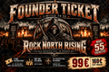 EARLY BIRD SPECIAL – 3 TAGE – ROCK NORTH RISING 2028