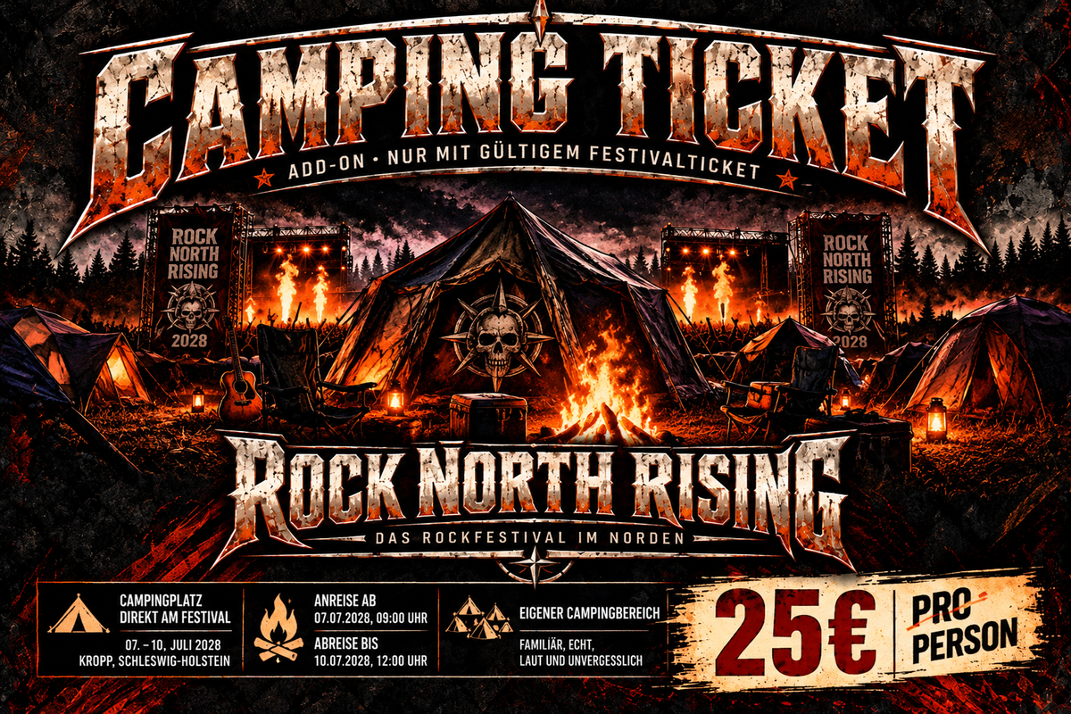 ROCK NORTH RISING 2028 – CAMPING-TICKET